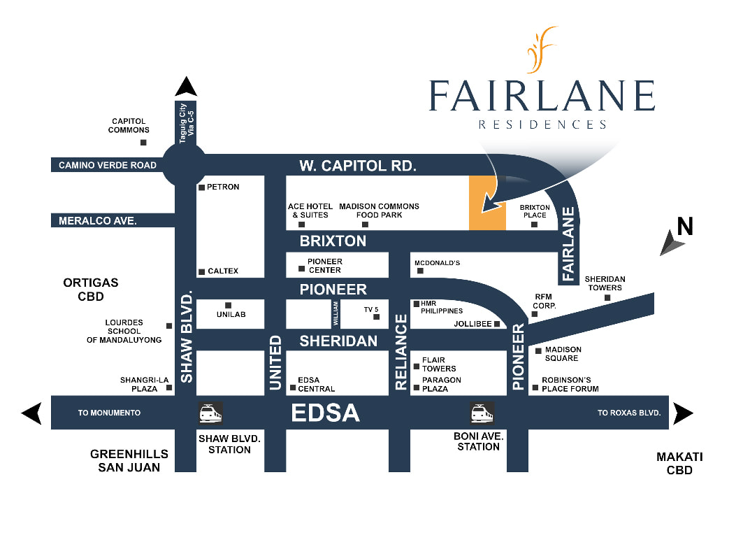 Fairlane Residences - Vicinity Map